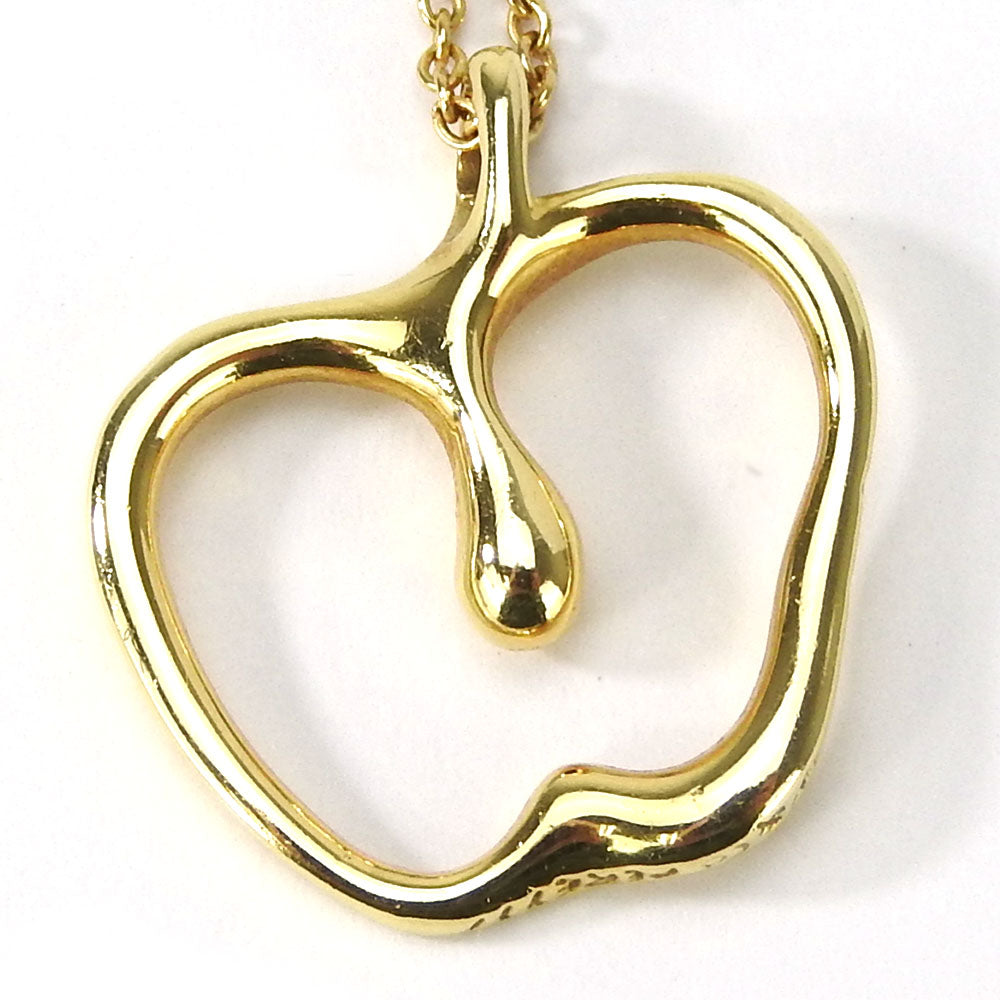 Tiffany&Co. Necklace K18 Yellow Gold Gold Apple Women