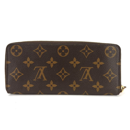 Louis Vuitton Long Wallet Purse M61298 Monogram Rose Valerie Portefeuille Clemence Women