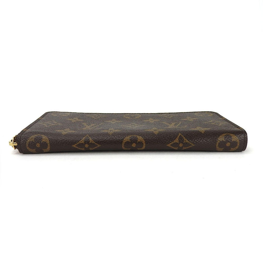Louis Vuitton Long Wallet Purse M61298 Monogram Rose Valerie Portefeuille Clemence Women