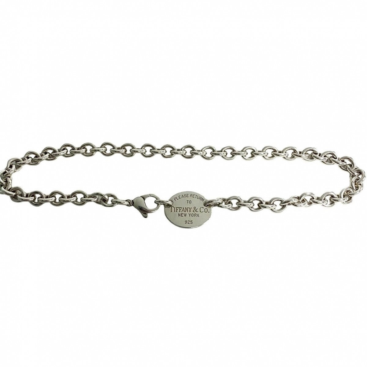 Tiffany&Co. Necklace Silver925 Silver Return To Oval Necklace Women