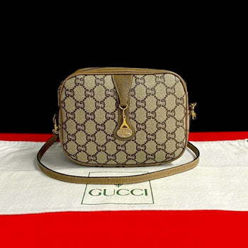 Gucci Shoulder Bag Leather, Pvc Brown Gucci Plus Women