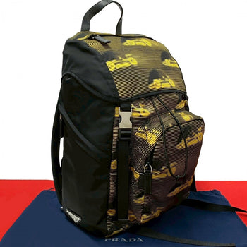 Prada Backpack Leather Yellow