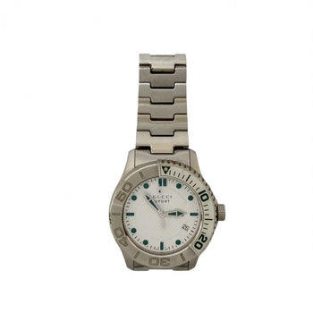 Gucci Watches Stainless Steel Silver Quartz G Timeless Sports Mens
