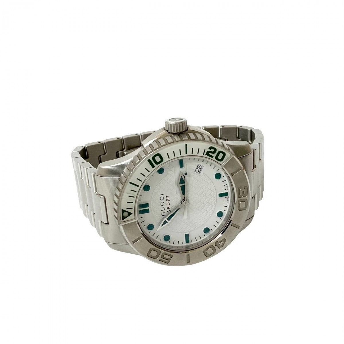 Gucci Watches Stainless Steel Silver Quartz G Timeless Sports Mens