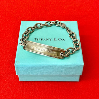 Tiffany&Co. Bracelet Titanium Silver 1837 Id Bracelet
