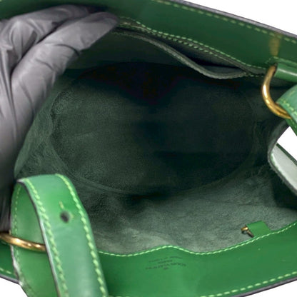 Louis Vuitton Shoulder Bag M52254 Leather Green Epi Cluny Women