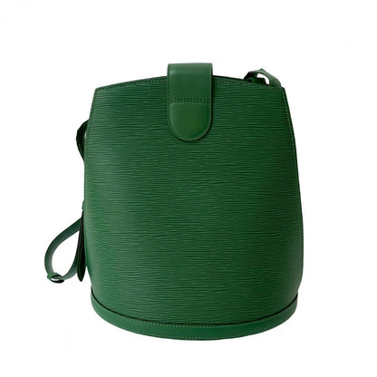 Louis Vuitton Shoulder Bag M52254 Leather Green Epi Cluny Women