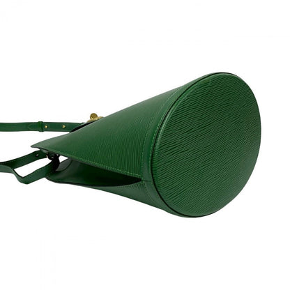 Louis Vuitton Shoulder Bag M52254 Leather Green Epi Cluny Women
