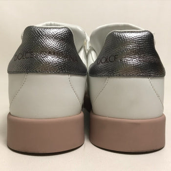 Dolce&Gabbana Sneakers Leather White X Beige Pink Portofino Portofino Collection Women 36