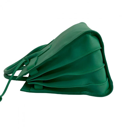 Yves Saint Laurent Shoulder Bag Leather Green Sac De Jules