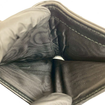 Gucci Tri-Fold Wallet Leather Black Gg Marmont Women