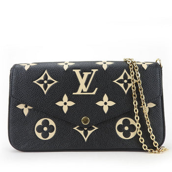 Louis Vuitton Shoulder Bag M82479 Monogram Ann Platt Black Pochette Felice Women