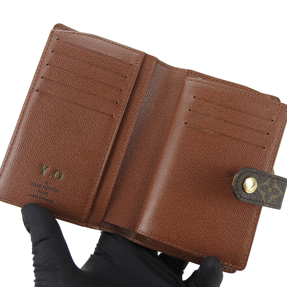 Louis Vuitton Bifold Wallet M61674 Monogram Brown Portefeuille Vienova Women
