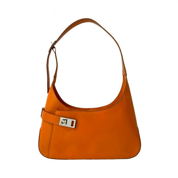 Salvatore Ferragamo Shoulder Bag Leather Orange