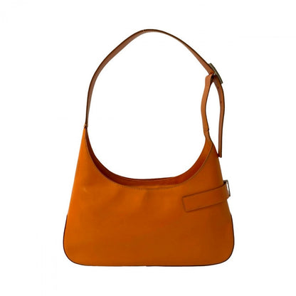 Salvatore Ferragamo Shoulder Bag Leather Orange