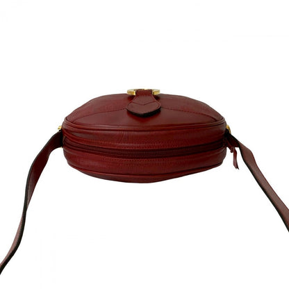 Dior Shoulder Bag Leather, Pvc Red Logo Metal Women