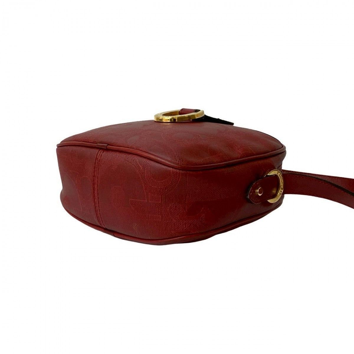Dior Shoulder Bag Leather, Pvc Red Logo Metal Women