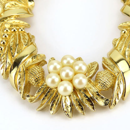 Christian Dior Brooch Metal Gold Women