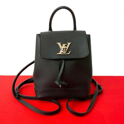 Louis Vuitton Backpack Leather Black Rock Me Backpack