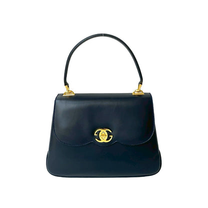 Gucci Handbag Leather Navy