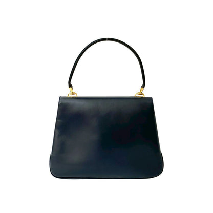 Gucci Handbag Leather Navy