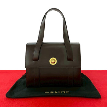 Celine Handbag Leather Brown