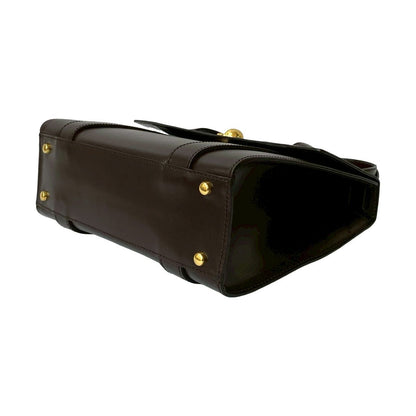Celine Handbag Leather Brown