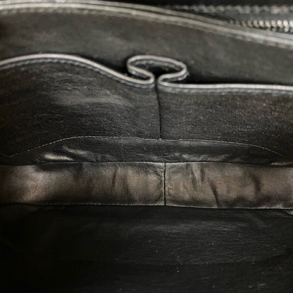 Celine Shoulder Bag Calfskin Black