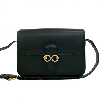 Celine Shoulder Bag Calfskin Black