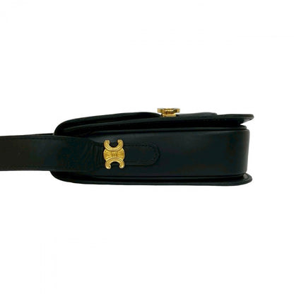 Celine Shoulder Bag Calfskin Black