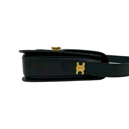 Celine Shoulder Bag Calfskin Black