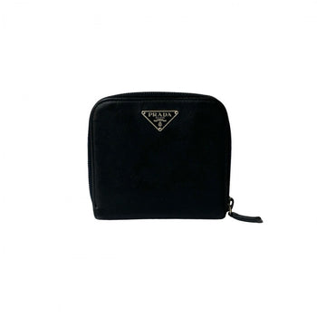 Prada Bifold Wallet Leather Black