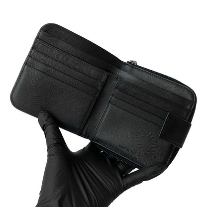Prada Bifold Wallet Leather Black