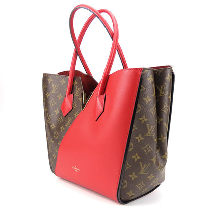 Louis Vuitton Tote Bag M40459 Monogram, Leather Red Kimono Mm Women