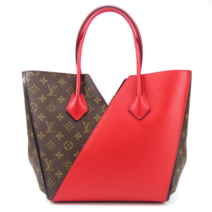 Louis Vuitton Tote Bag M40459 Monogram, Leather Red Kimono Mm Women