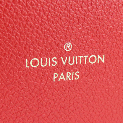 Louis Vuitton Tote Bag M40459 Monogram, Leather Red Kimono Mm Women