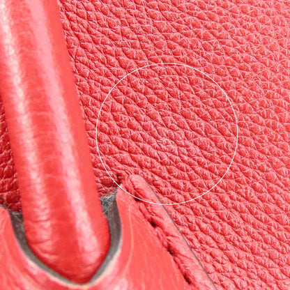 Louis Vuitton Tote Bag M40459 Monogram, Leather Red Kimono Mm Women