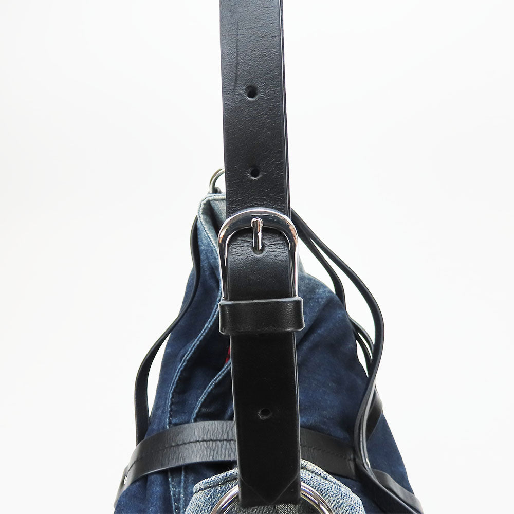 Diesel Shoulder Bag Denim, Leather Indigo Women