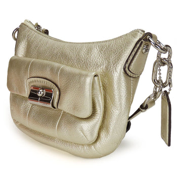 Coach Shoulder Bag 14771 Leather Gold Christine Women