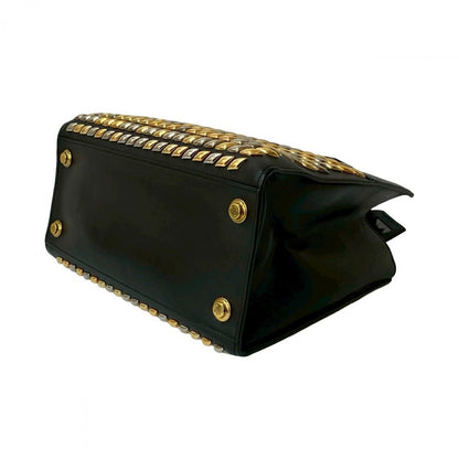 Louis Vuitton Shoulder Bag Leather Black City Steamer Pm