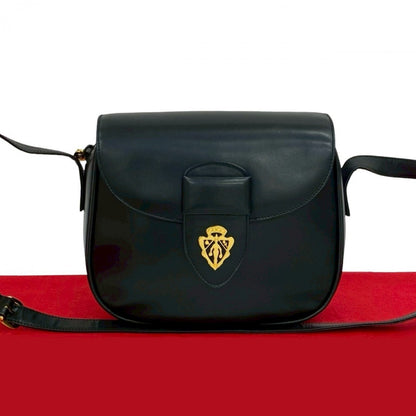 Gucci Shoulder Bag Calfskin Black