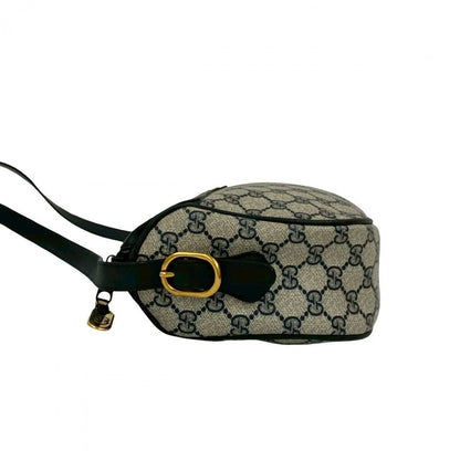 Gucci Shoulder Bag Leather Navy