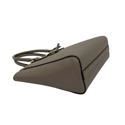 Prada Shoulder Bag Leather Gray