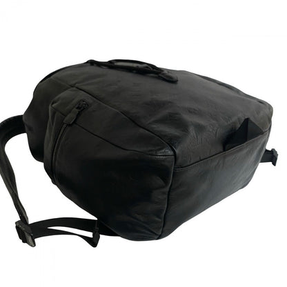 Louis Vuitton Backpack Leather Black Monogram Shadow Discovery Backpack