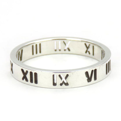 Tiffany&Co. Ring Silver925 Silver Atlas Narrow Mens