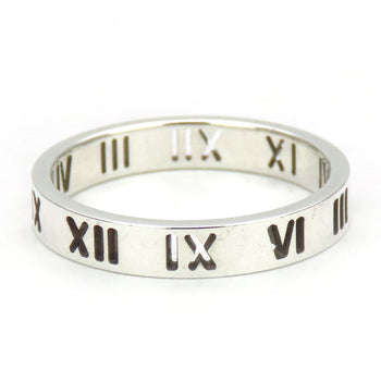 Tiffany&Co. Ring Silver925 Silver Atlas Narrow Mens