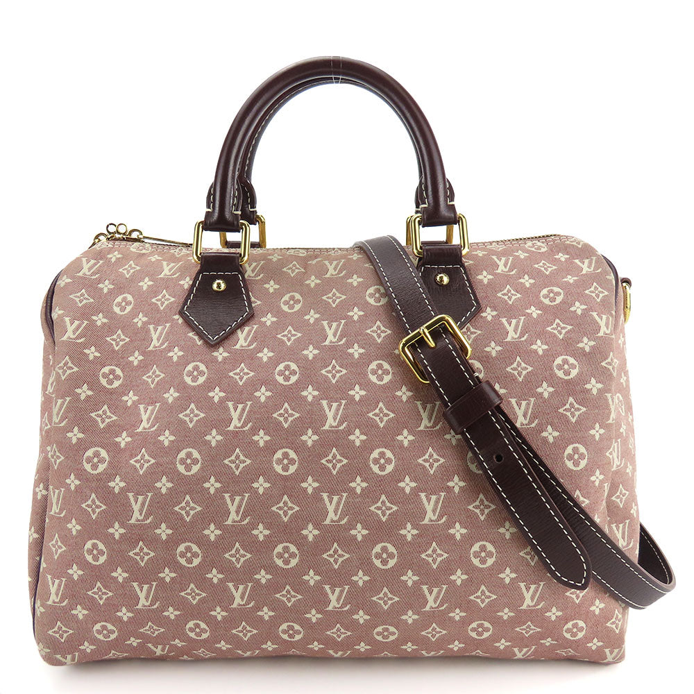 Louis Vuitton Handbag M56704 Monogram Mini Run Bordeauxtype Bandouliere Speedy 30 Women