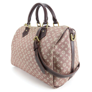 Louis Vuitton Handbag M56704 Monogram Mini Run Bordeauxtype Bandouliere Speedy 30 Women