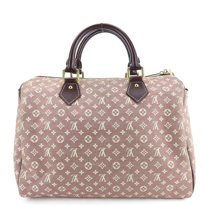 Louis Vuitton Handbag M56704 Monogram Mini Run Bordeauxtype Bandouliere Speedy 30 Women