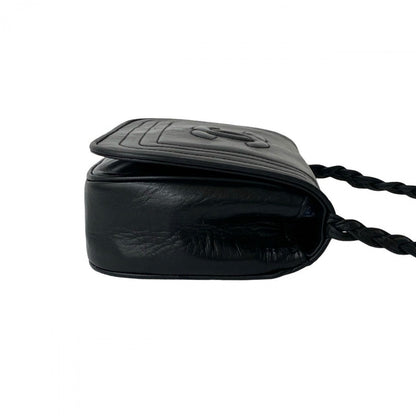 Chanel Shoulder Bag Lambskin Black